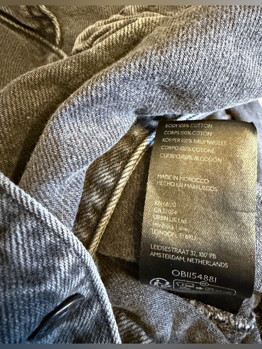 We The Free Marci Denim Coveralls, Washed Black/Gray, Size M - Picture 11 of 14